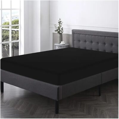 Gaveno Cavailia Black King Bedding Set - Duvet & Fitted Sheet Gaveno Cavailia Black King Bedding Set - Duvet & Fitted Sheet