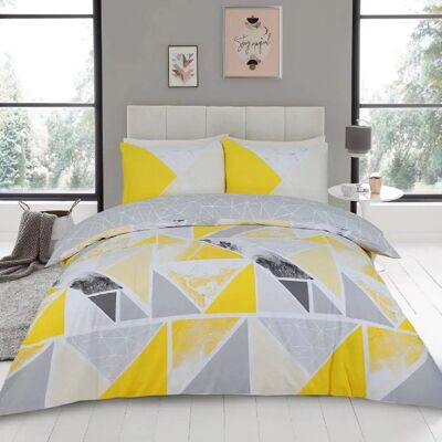 Smart Living - Mila - Ochre-Grey - Single - Duvet Set Smart Living - Mila - Ochre-Grey - Single - Duvet Set