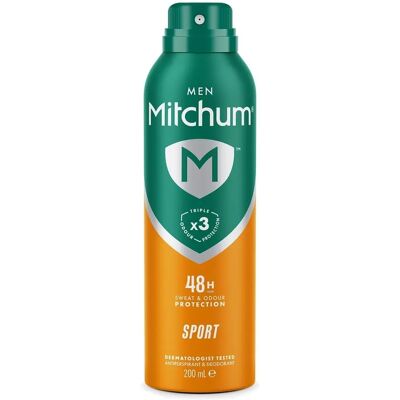 Mitchum Men Sport Deodorant Spray - Déodorant - Publicité Mitchum Men Sport Deodorant Spray - Déodorant - Publicité