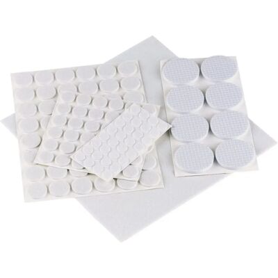 Ensemble de 125 tampons en feutre adhésifs Draper 87375 Ensemble de 125 tampons en feutre adhésifs Draper 87375