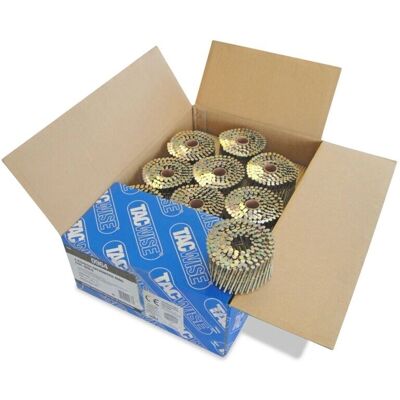 Tacwise 4000 pregos galvanizados com anel - 2,8x64mm - Grelha Tacwise 4000 pregos galvanizados com anel - 2,8x64mm - Grelha