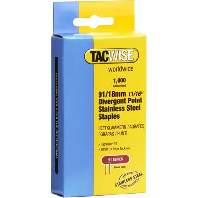 Tachas Tacwise 91/18mm - Inox - Entrega em 48h Tachas Tacwise 91/18mm - Inox - Entrega em 48h