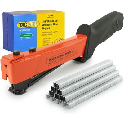 Tacwise 1221 A54 Heavy Duty Hammer Tacker - Pesado, Grampos, Proteção Tacwise 1221 A54 Heavy Duty Hammer Tacker - Pesado, Grampos, Proteção
