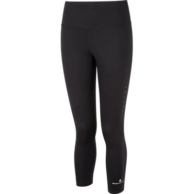 Leggings crop pour femmes Ronhill Core - Noir/Blanc - Leggings Leggings crop pour femmes Ronhill Core - Noir/Blanc - Leggings
