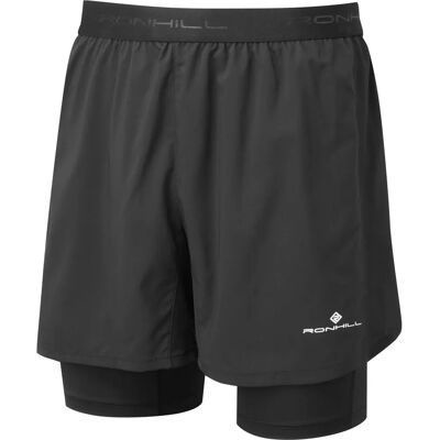 Ronhill Twin Shorts - Czarny - Szorty Ronhill Twin Shorts - Czarny - Szorty