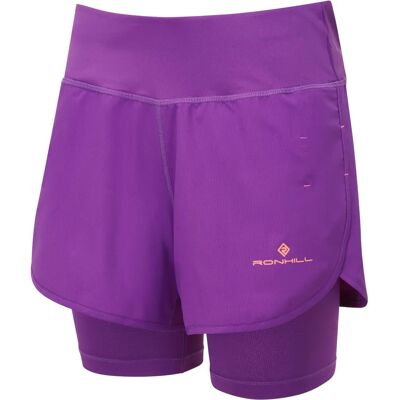 Ronhill - Women's 2-in-1 Training Shorts - Grape Juice - Training Shorts Ronhill - Women's 2-in-1 Training Shorts - Grape Juice - Training Shorts