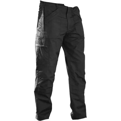 Regatta Men’s Polycotton Work Trousers - Water-Repellent, Warm Lined, Black - 40R Regatta Men’s Polycotton Work Trousers - Water-Repellent, Warm Lined, Black - 40R
