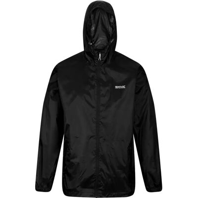 Regatta Homme Pack It III Veste Imperméable Respirante - Noir Regatta Homme Pack It III Veste Imperméable Respirante - Noir