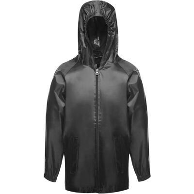 Regatta Jungen & Mädchen Pro Stormbreak Wasserdichte Jacke Schwarz 7-8 Jahre - Brust 25-26.5" (63-67cm) - Jacke Regatta Jungen & Mädchen Pro Stormbreak Wasserdichte Jacke Schwarz 7-8 Jahre - Brust 25-26.5" (63-67cm) - Jacke