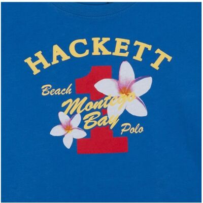 Hackett London Boys Blue Short Sleeve T-Shirt - T-Shirt Hackett London Boys Blue Short Sleeve T-Shirt - T-Shirt