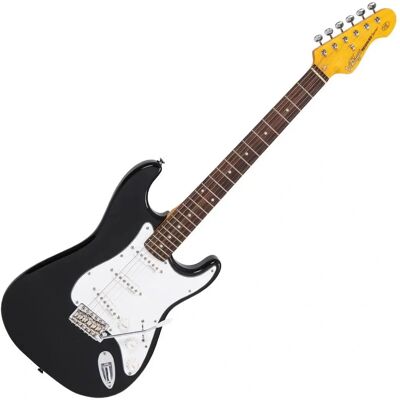 Vintage V6 BB - Guitare électrique - Noir - Publicité Vintage V6 BB - Guitare électrique - Noir - Publicité