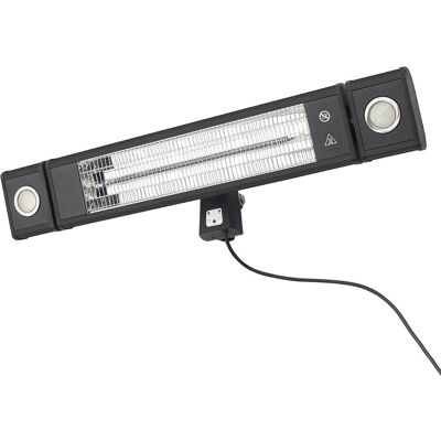 BHS Lighting 1800W Wall Heater - Outdoor Black BHS Lighting 1800W Wall Heater - Outdoor Black