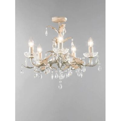 BHS Lighting BHS Paisley 5 Light Semi Flush Chandelier - Ceiling Light BHS Lighting BHS Paisley 5 Light Semi Flush Chandelier - Ceiling Light