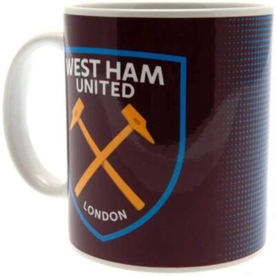 West Ham United Model Halftone Mug - Mug West Ham United Model Halftone Mug - Mug