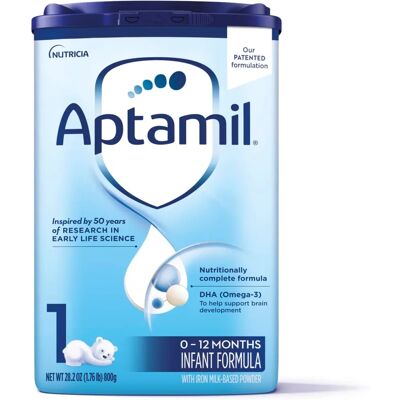 Aptamil Brand First Infant Milk From Birth - Complete, DHA, Prebiotics Aptamil Brand First Infant Milk From Birth - Complete, DHA, Prebiotics