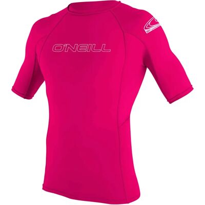 O'Neill Youth Basic Skins Chaleco Rash de Manga Corta - Sandía - Protector Solar O'Neill Youth Basic Skins Chaleco Rash de Manga Corta - Sandía - Protector Solar