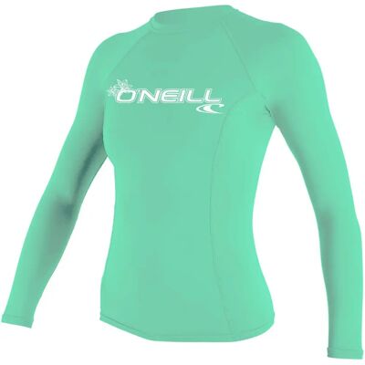 O'Neill Women's Basic L/S Rash Guard - Light Blue XL - Rash Guard O'Neill Women's Basic L/S Rash Guard - Light Blue XL - Rash Guard
