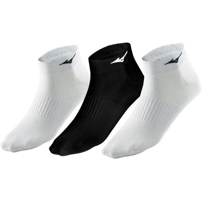 Unisexowe skarpety do biegania Mizuno - Zestaw 3 par - Oddychające i wygodne Unisexowe skarpety do biegania Mizuno - Zestaw 3 par - Oddychające i wygodne