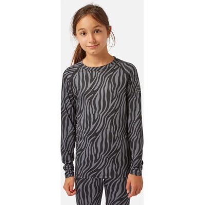 Surfanic Black & Silver Crew Neck Baselayer - Size 14-15y Surfanic Black & Silver Crew Neck Baselayer - Size 14-15y