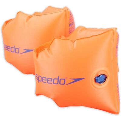 Speedo Barne Sikkerhets Svømmearmbånd - Oppblåsbare Armbånd - Oransje - For 0-12 År Speedo Barne Sikkerhets Svømmearmbånd - Oppblåsbare Armbånd - Oransje - For 0-12 År