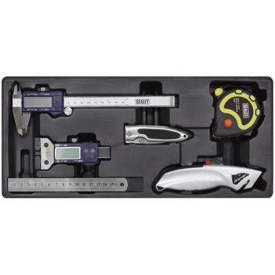 Sealey TBT12 Tool Tray with Measuring & Cutting Set - 6pc Sealey TBT12 Tool Tray with Measuring & Cutting Set - 6pc