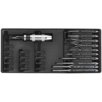 Sealey TBT18 Tool Tray with Punch & Impact Driver Set - Tool Type Sealey TBT18 Tool Tray with Punch & Impact Driver Set - Tool Type