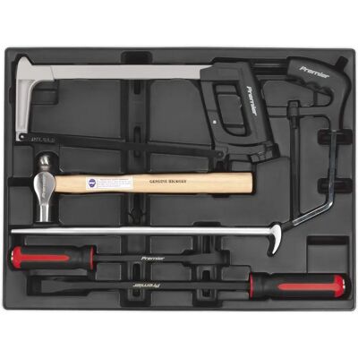 Sealey TBT30 Tool Tray Set with Prybar, Hammer, Hacksaw - Tool Tray Set Sealey TBT30 Tool Tray Set with Prybar, Hammer, Hacksaw - Tool Tray Set