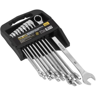 Siegen S0832 Combination Spanner Set Extra-long 10pc - Combination Spanner Set Siegen S0832 Combination Spanner Set Extra-long 10pc - Combination Spanner Set