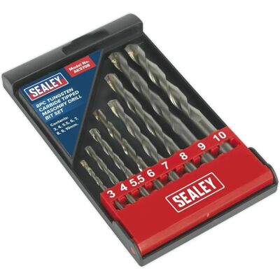Set di punte per muratura in carburo di tungsteno Sealey AK5708 8 pezzi Set di punte per muratura in carburo di tungsteno Sealey AK5708 8 pezzi