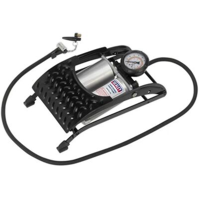 Sealey FP4 Twin Barrel Foot Pump - Foot Pump Sealey FP4 Twin Barrel Foot Pump - Foot Pump