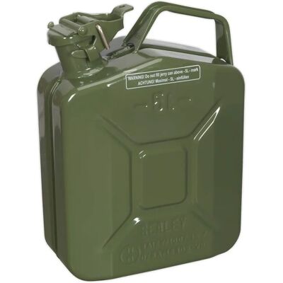 Sealey JC5MG Green 5L Jerry Can - Fuel Resistant, UN Compliant Sealey JC5MG Green 5L Jerry Can - Fuel Resistant, UN Compliant