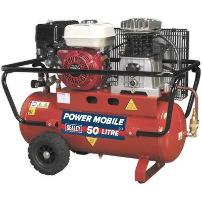 Sealey SA5055 50L Compressor - Honda 5.5hp Belt Drive Petrol Sealey SA5055 50L Compressor - Honda 5.5hp Belt Drive Petrol