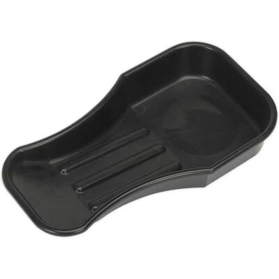 Pálete de drenagem de óleo para motocicleta Sealey - 2,5L - Preto - Modelo MDRP01 Pálete de drenagem de óleo para motocicleta Sealey - 2,5L - Preto - Modelo MDRP01