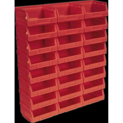 Sealey TPS124R Storage Bin - Red - 105x85x55mm Sealey TPS124R Storage Bin - Red - 105x85x55mm