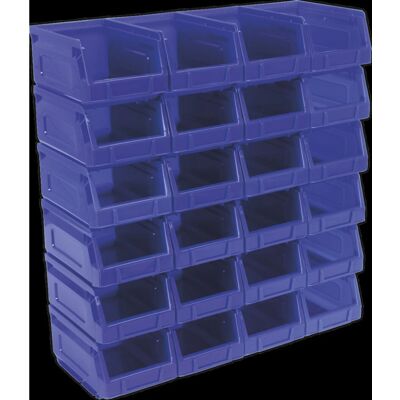 Sealey TPS224B Storage Bin - Blue - 105x165x85mm - Pack of 24 Sealey TPS224B Storage Bin - Blue - 105x165x85mm - Pack of 24