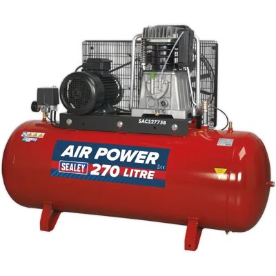 Sealey SAC52775B Heavy-duty 2-Stage Air Compressor - Industrial 270L Sealey SAC52775B Heavy-duty 2-Stage Air Compressor - Industrial 270L