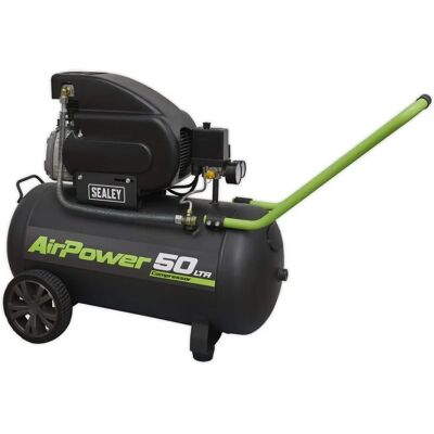 Sealey Sac5020E 50L Compressor - 2hp, Direct Drive, Aluminium Head Sealey Sac5020E 50L Compressor - 2hp, Direct Drive, Aluminium Head