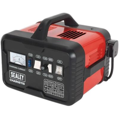 Sealey CHARGE110 Battery Charger - 14A 12/24V for Regular & Low Maintenance Batteries Sealey CHARGE110 Battery Charger - 14A 12/24V for Regular & Low Maintenance Batteries
