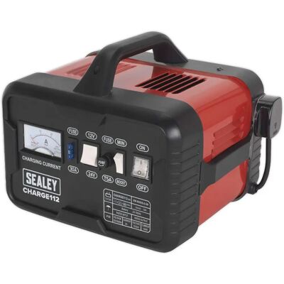 Sealey Model CHARGE112 Battery Charger - 16A 12/24V - For Regular & Low Maintenance Batteries Sealey Model CHARGE112 Battery Charger - 16A 12/24V - For Regular & Low Maintenance Batteries