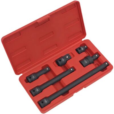 Sealey AK5514 Impact Adaptor and Extension Bar Set - Impact, Impact Adapter, Extension Bar, 6pc, 1/2" Drive Sealey AK5514 Impact Adaptor and Extension Bar Set - Impact, Impact Adapter, Extension Bar, 6pc, 1/2" Drive