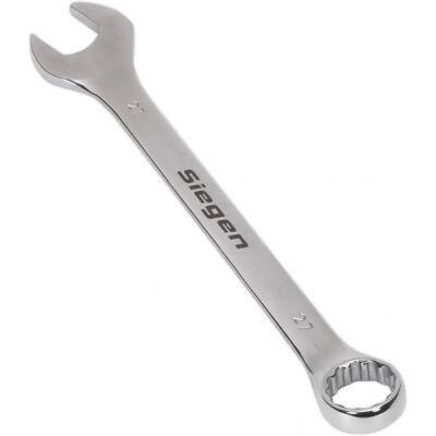 Siegen S01027 Nickel Chrome Plated Combination Spanner 27mm - Combination Spanner Siegen S01027 Nickel Chrome Plated Combination Spanner 27mm - Combination Spanner