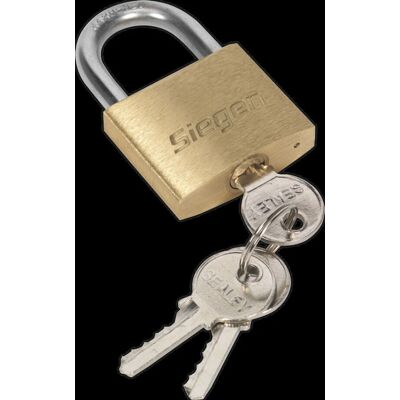 Siegen Tools S0987 Cadenas en laiton - Cadenas - Publicité Siegen Tools S0987 Cadenas en laiton - Cadenas - Publicité
