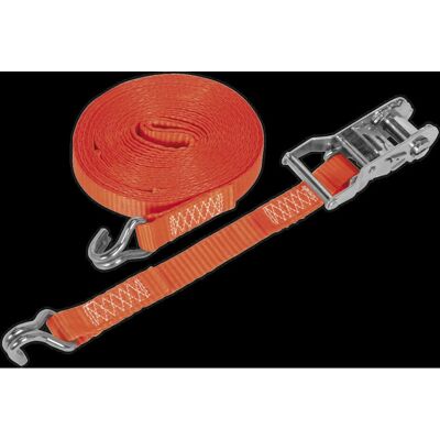 Sealey TD1506J Spennbånd - 25mm x 6m Belastning 1500kg Sealey TD1506J Spennbånd - 25mm x 6m Belastning 1500kg