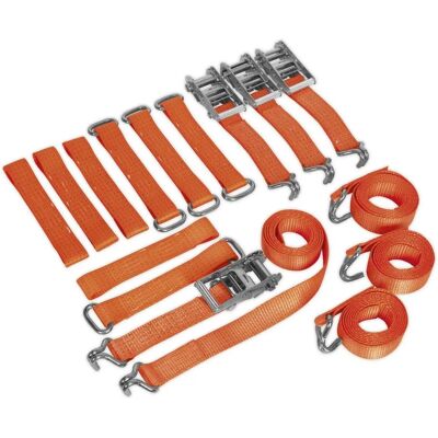 Kit de fixation à cliquet Sealey pour transporteur - Roues en alliage/acier - Publicité Kit de fixation à cliquet Sealey pour transporteur - Roues en alliage/acier - Publicité