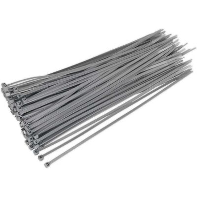 Sealey CT30048P100S Nylon Cable Ties - 300 x 4.8mm - Pack of 100 Sealey CT30048P100S Nylon Cable Ties - 300 x 4.8mm - Pack of 100