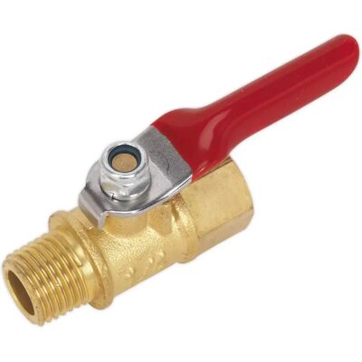 Vanne à boule à levier Sealey SA906 - 1/4" BSPT Mâle à Femelle Vanne à boule à levier Sealey SA906 - 1/4" BSPT Mâle à Femelle