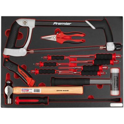 Sealey Tool Tray with Hacksaw, Hammers and Punches - TBTP06UK - Tool Tray Sealey Tool Tray with Hacksaw, Hammers and Punches - TBTP06UK - Tool Tray