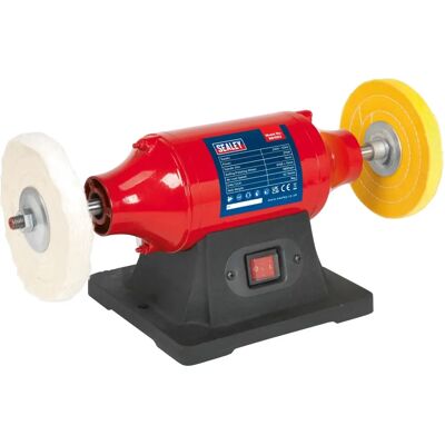 Sealey BB1502 Bench Mounting Buffer/Polisher - 150mm - Metal - 370W - 230V Sealey BB1502 Bench Mounting Buffer/Polisher - 150mm - Metal - 370W - 230V