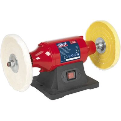 Sealey BB2002 Bench Mounting Buffer/Polisher - 200mm - 550W - Metal Sealey BB2002 Bench Mounting Buffer/Polisher - 200mm - 550W - Metal