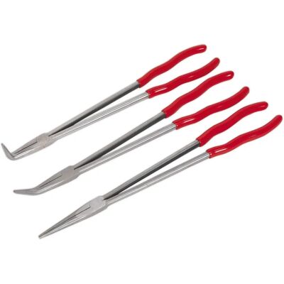 Sealey AK8576 Nål- och spetsknyppelsats - 3 delar 400mm Sealey AK8576 Nål- och spetsknyppelsats - 3 delar 400mm